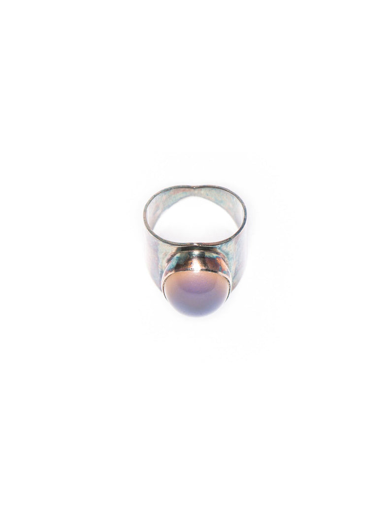 Clicks with Your Mood! 925 Sterling Silver Ring US size 6.5 Cats' Eye –  Fine and Faith